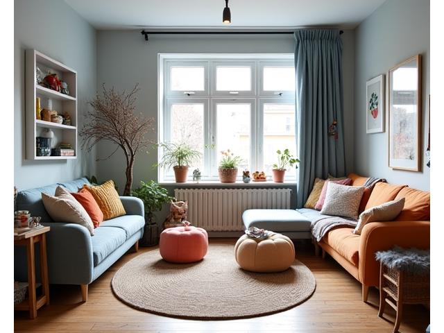 Før og etter bilder av en moderne tomannsbolig på Majorstuen, Oslo